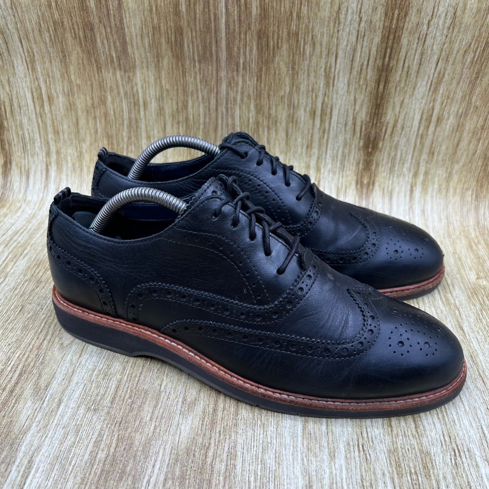 Cole Haan Morris Men's Size 8.5 M Black Oxford Wingtip Dress Shoes C31444